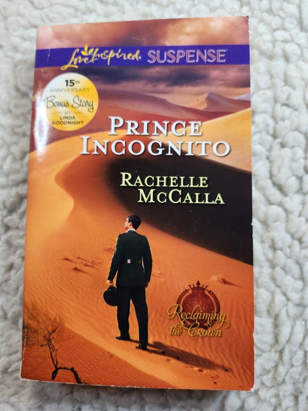 Love Inspired Suspense Prince Incognito Rachelle McCalla Paperback Harlequin